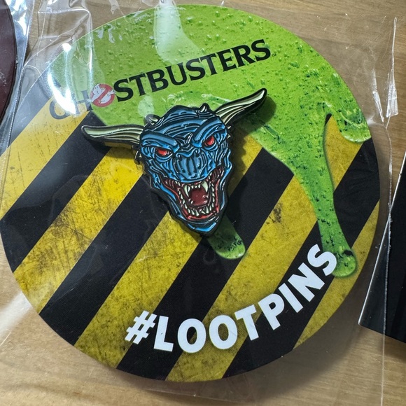 #lootpins lot of 4 sets ghostbusters transformers guardians galaxy enamel pins - Picture 3 of 10